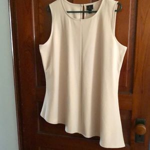 Worthington asymmetric hem top I blush color pink